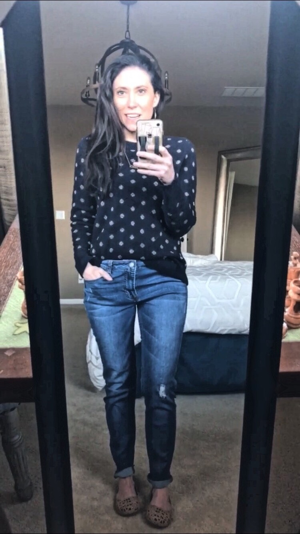 loft shirttail sweater