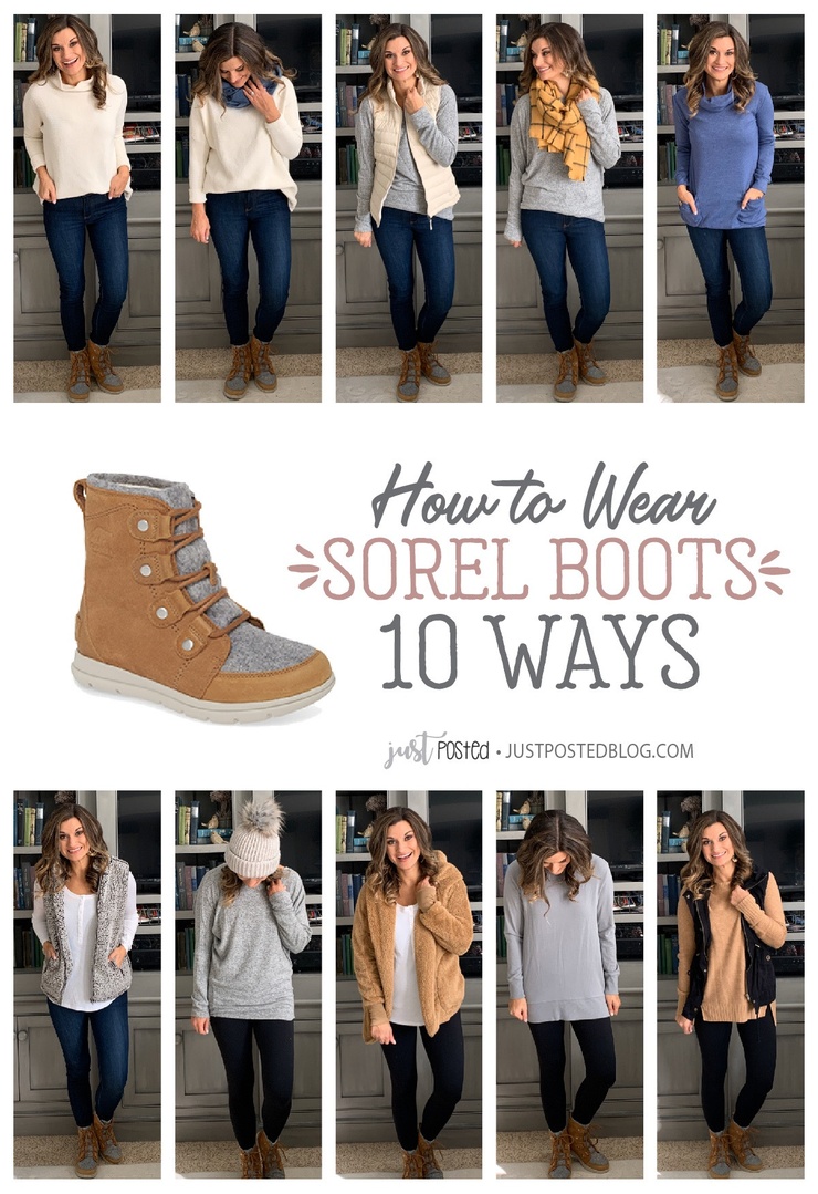 Fashion Look Featuring Sorel Boots and 