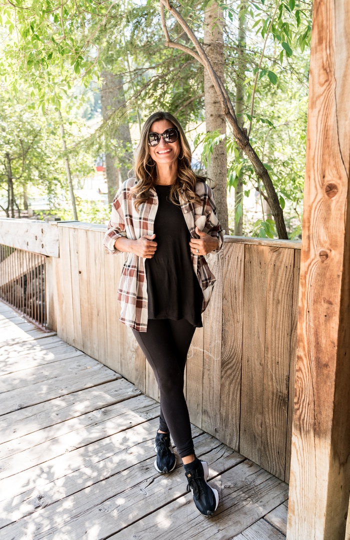 Look by Just Posted featuring Sanctuary Dropped Shoulder Tunic