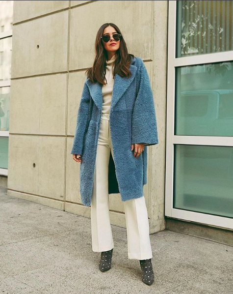 Fashion Look Featuring Theory Coats and Theory Wide-Leg Pants by ...