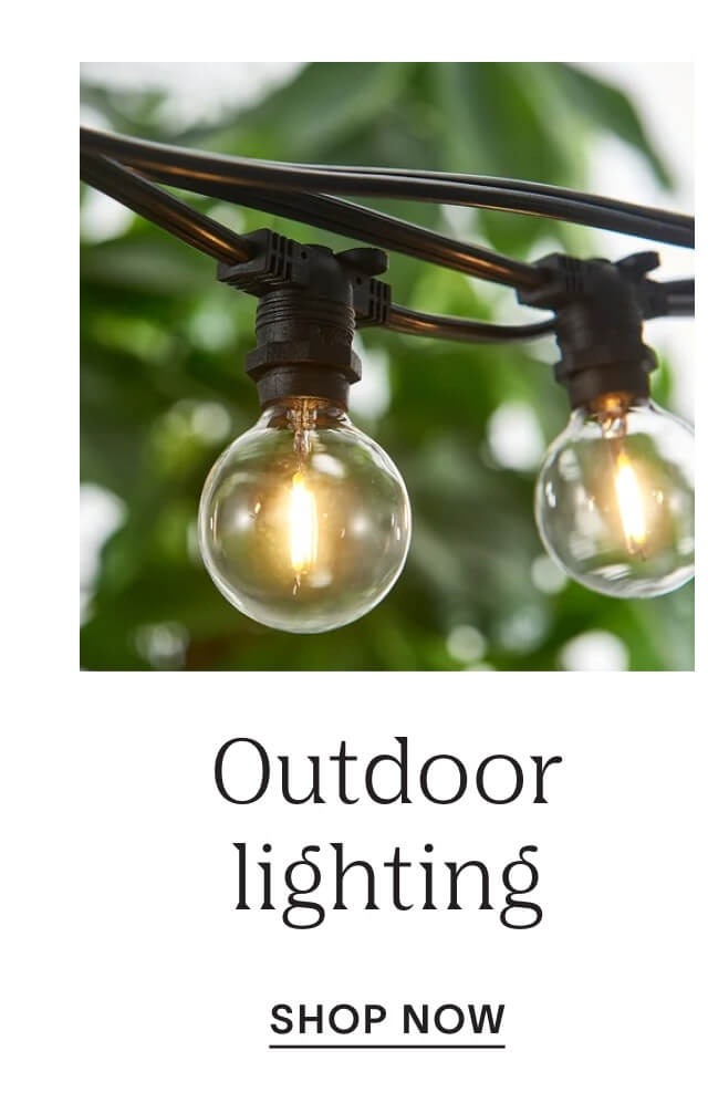 Outdoor lighting - Shop Now