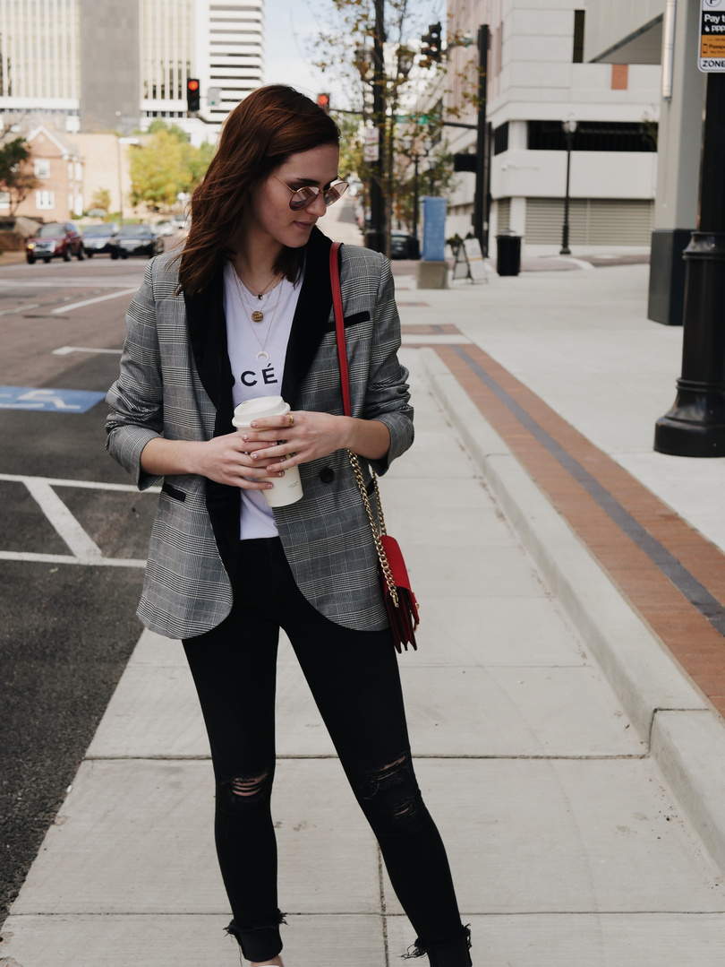 Fashion Look Featuring Shein Blazers and Topshop T-shirts by ...