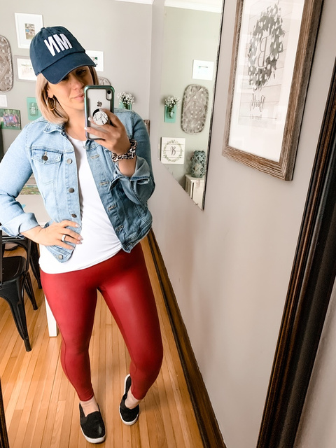 Fashion Look Featuring Spanx Leggings and Spanx Leather Pants by  SandeeBooth - ShopStyle