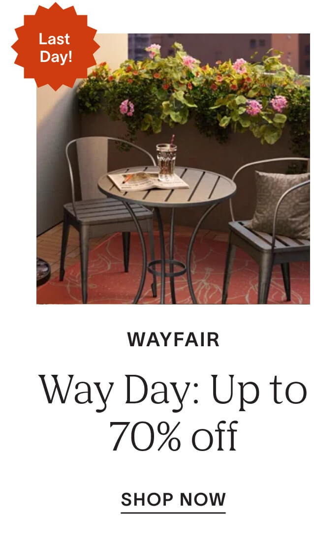 Wayfair: Way Day up to 70%