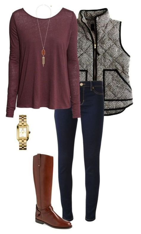 Look by Exploring life Together featuring A New Day Women's Herringbone Puffer Vest - A New Day Gray