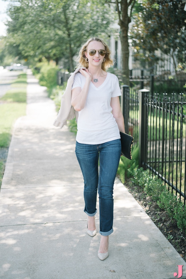 Fashion Look Featuring Splendid T-shirts and LOFT Skinny Jeans by ...