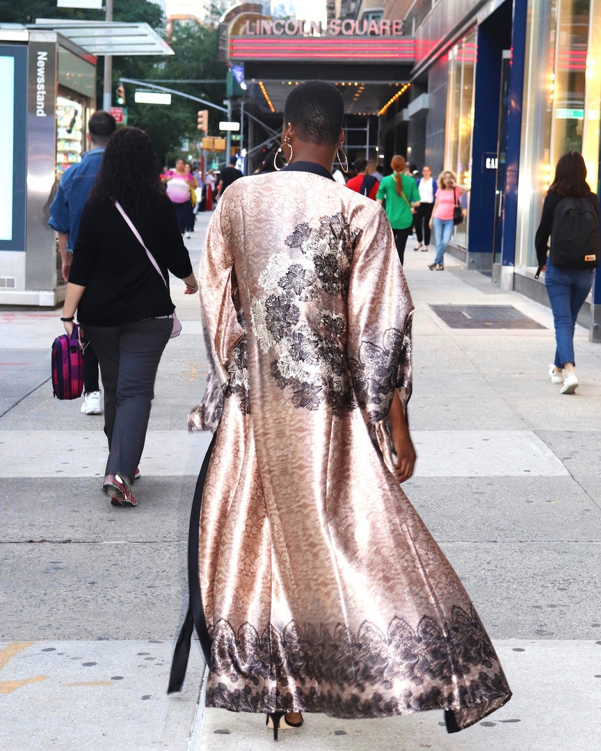 maxi kimono night robe