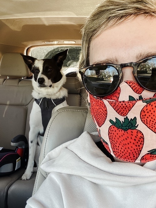 baggu strawberry mask