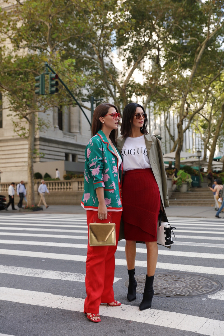 Street style from Fashion Week #streetstyle #trench #red #ShopStyle #ssCollective #MyShopStyle #ootd #fallfashion #mylook #lookoftheday #currentlywearing #todaysdetails #getthelook #wearitloveit #shopthelook