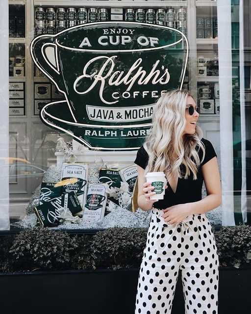 Sipping a cup of my favorite coffee #ShopStyle #MyShopStyle #Lifestyle #RalphsCoffee #NYC