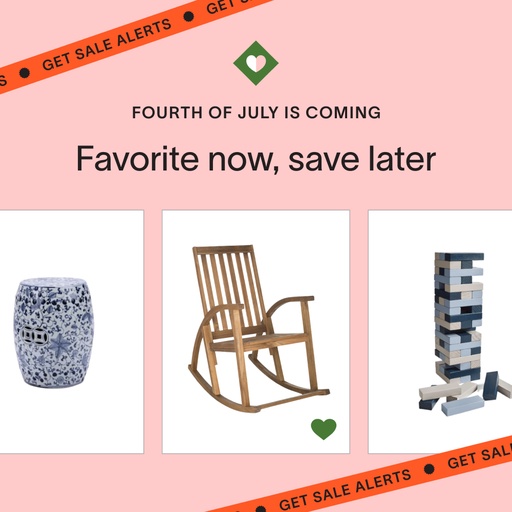Favorite now, save later: your Fourth of July home shopping list