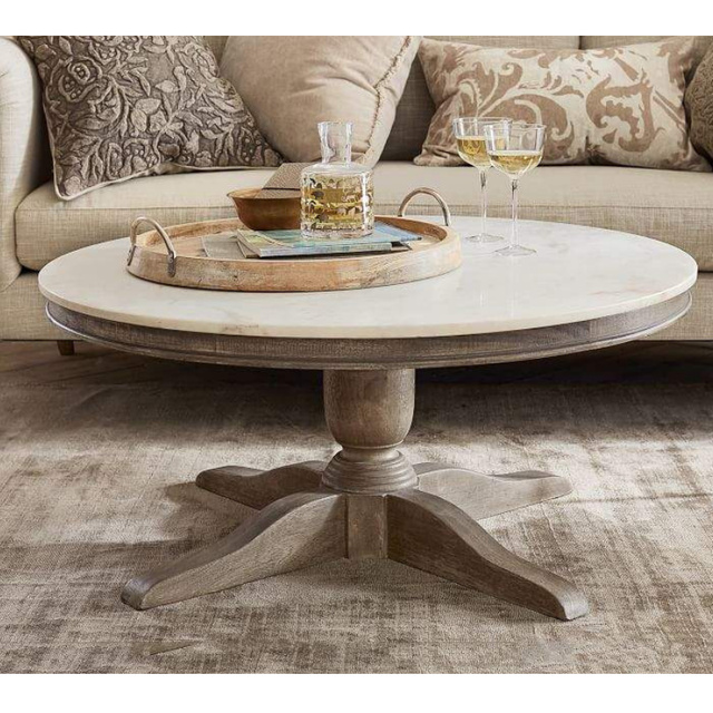 Fashion Look Featuring Pottery Barn Coffee Tables By