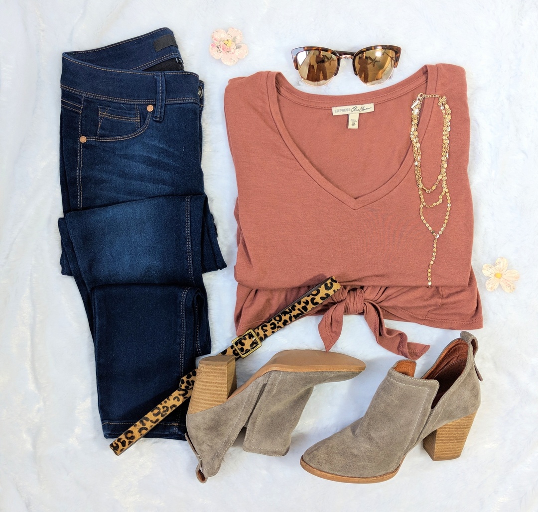 Fashion Look Featuring Express T-shirts and 1822 Denim Jeggings by ...