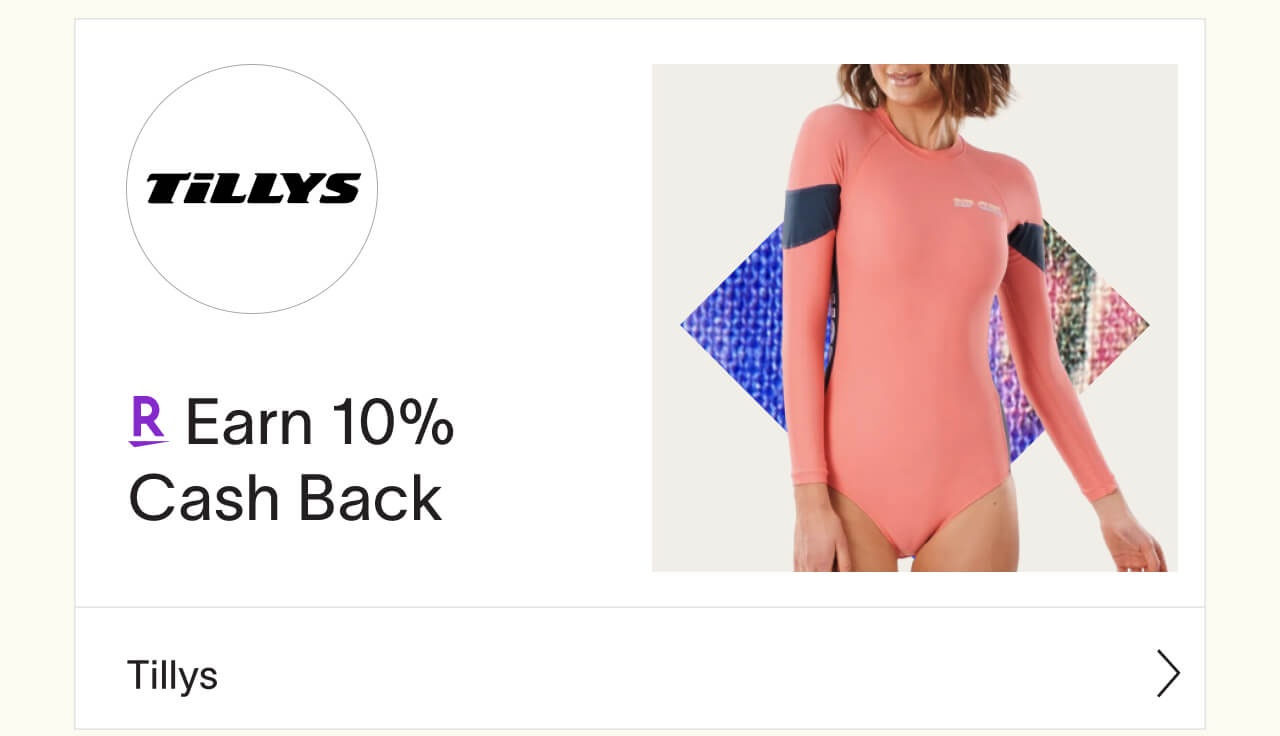 Tillys 10% CashBack