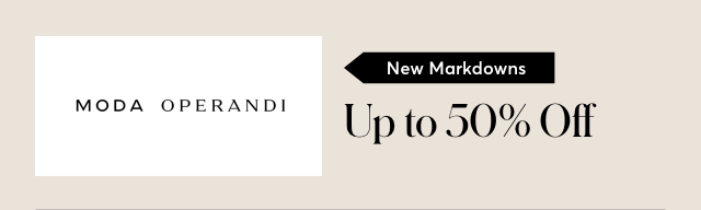 50% OFF AT MODA OPERANDI