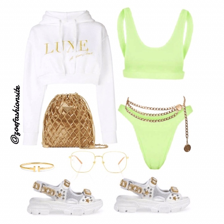 Fashion Look Featuring Beach Bunny Two Piece Swimsuits and Bondeye Two ...