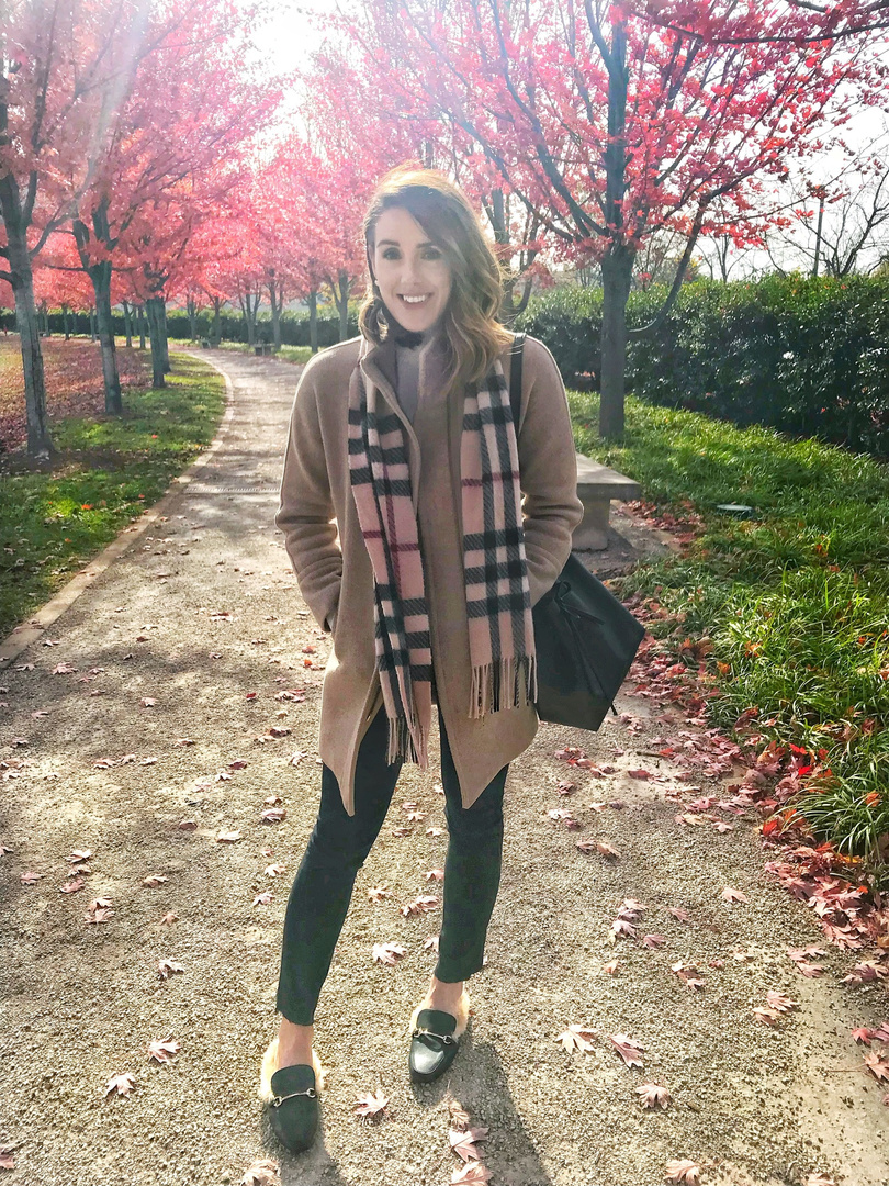 Fashion Look Featuring  Petite Outerwear and Burberry Scarves by  gwen-a-ginger - ShopStyle