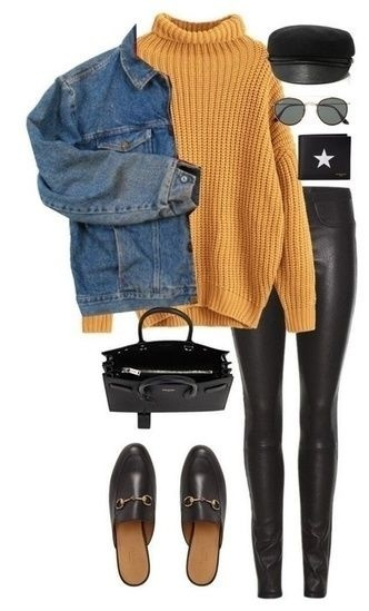 Look by Exploring life Together featuring Gucci Women's Princetown Leather Slippers - Brown