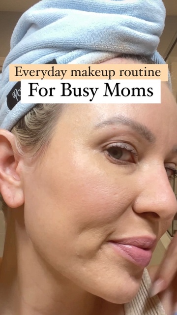 Everyday makeup look for busy moms #ShopStyle #Beauty