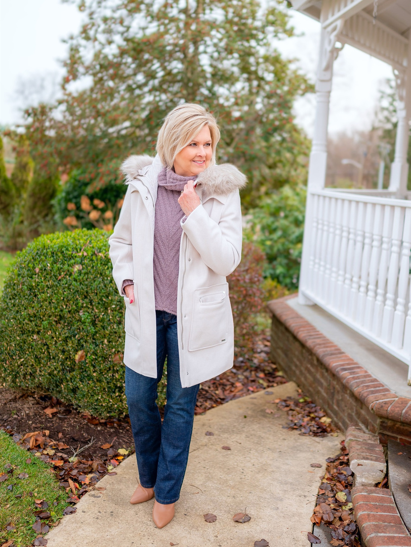Fashion Look Featuring Nine West Coats and Sonoma Goods For Life