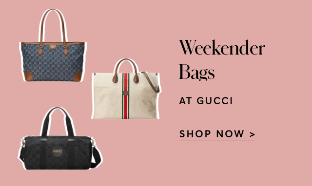 WEEKENDER BAGS AT GUCCI