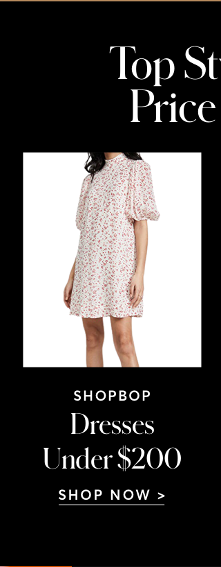 DRESSES UNDER $200 AT SHOPBOP