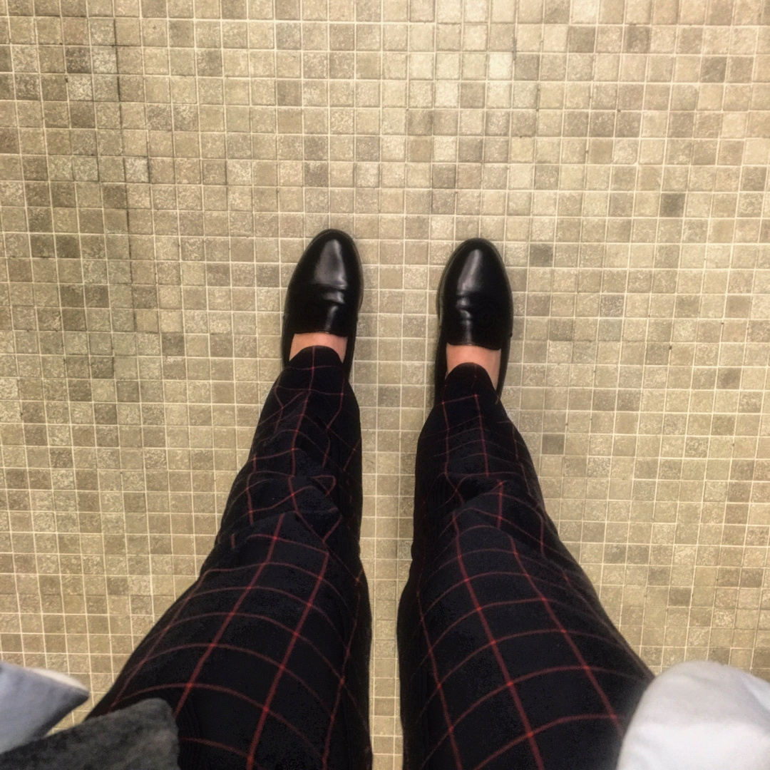 Fashion Look Featuring Uniqlo Pants and Forever 21 Flats by