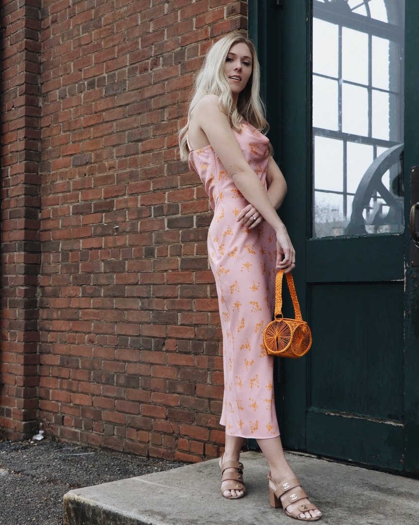 Look by Katelyn Moshier featuring Keepsake ALLURE DRESS blush ditsy floral
