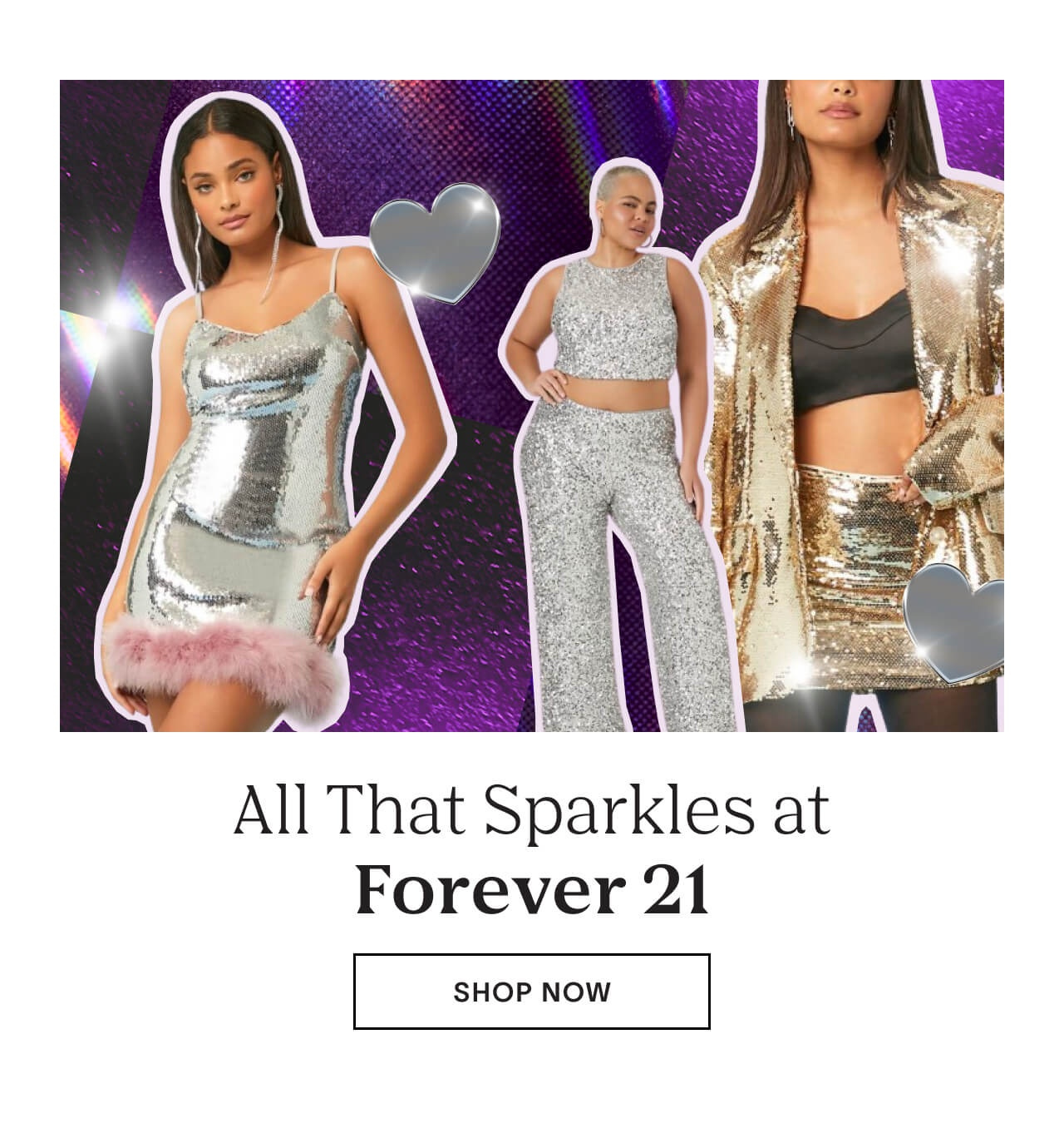 Shop All that sparkles at Forever 21