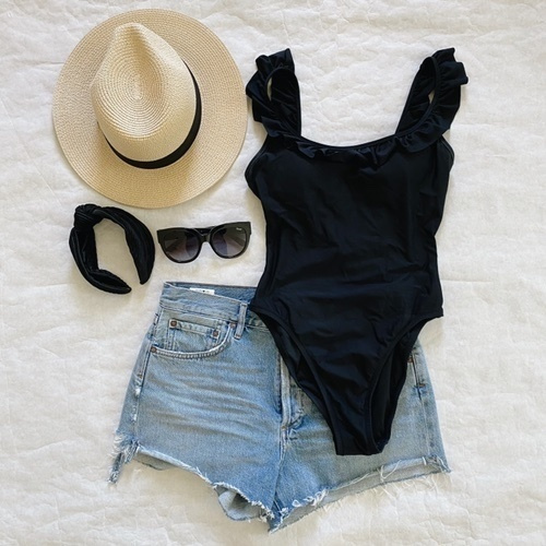 lanzom women wide brim straw panama roll up hat fedora beach sun hat upf50 