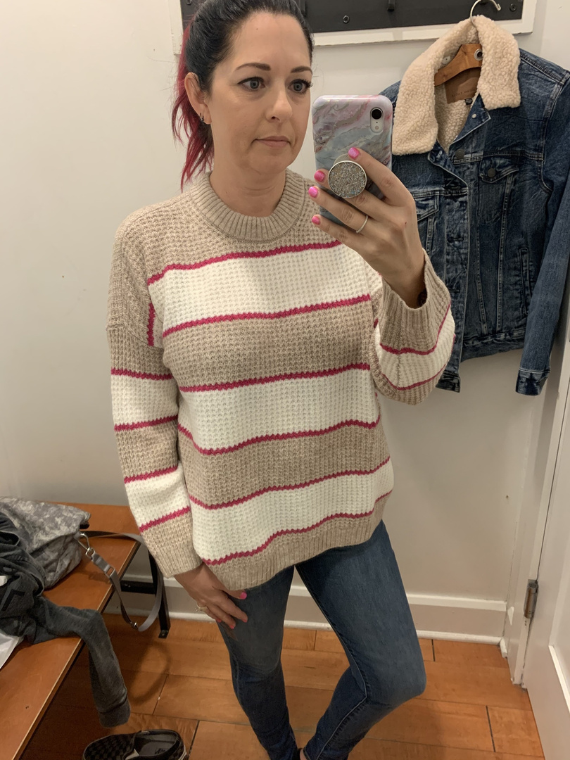 ae oversized softest crew neck sweater