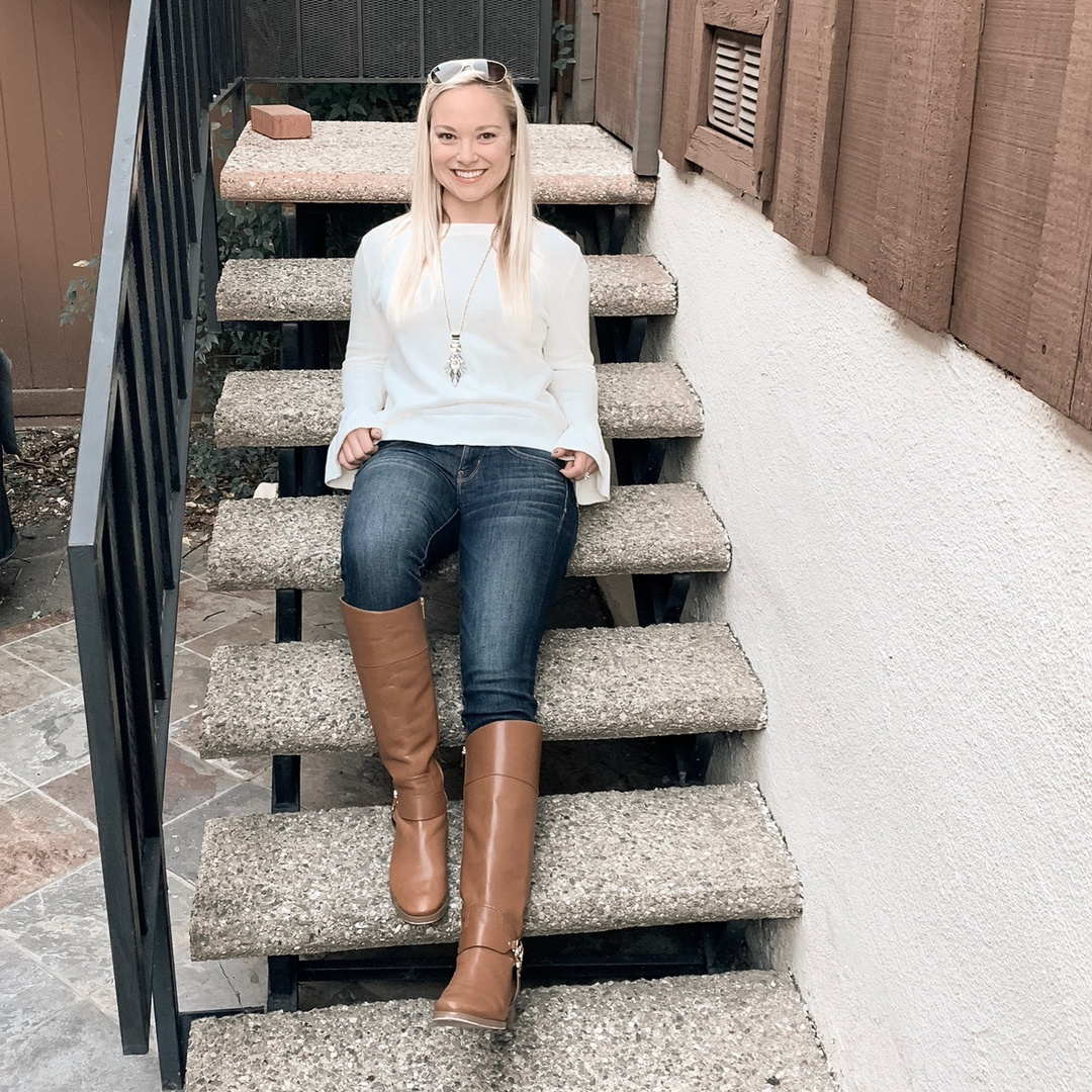 j crew ruffle cuff sweater