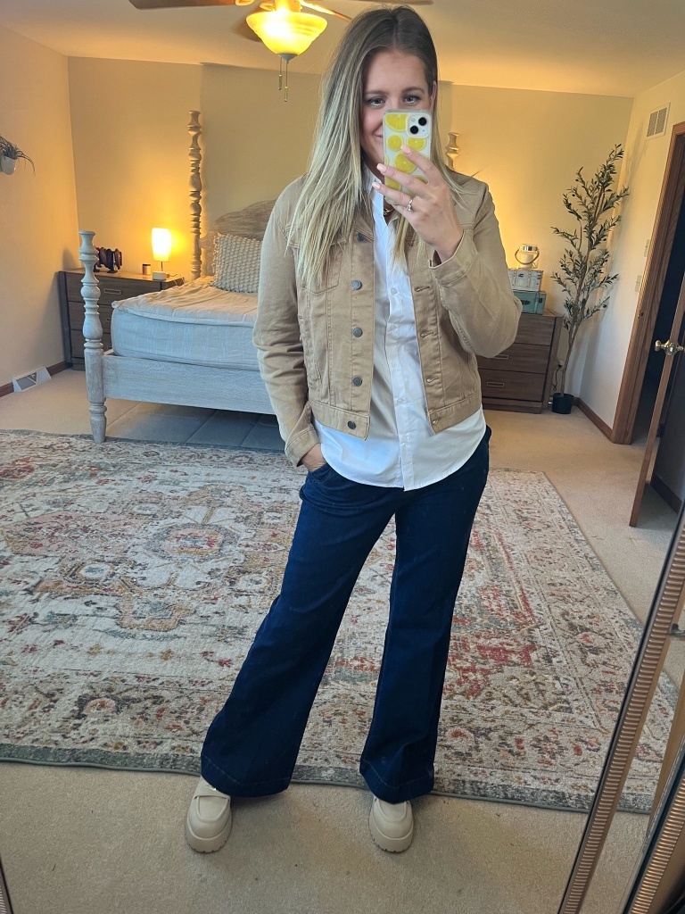 Fashion Look Featuring Sofia Jeans By Sofia Vergara Flare Jeans and Time  and Tru Tops by highheelsandcartwheels - ShopStyle