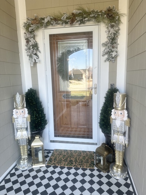 How to decorate your front porch for winter!  #ad #wayfair