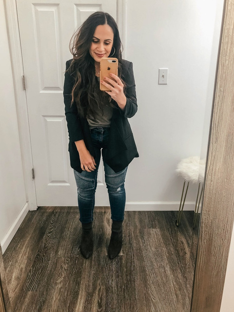 gap girlfriend blazer