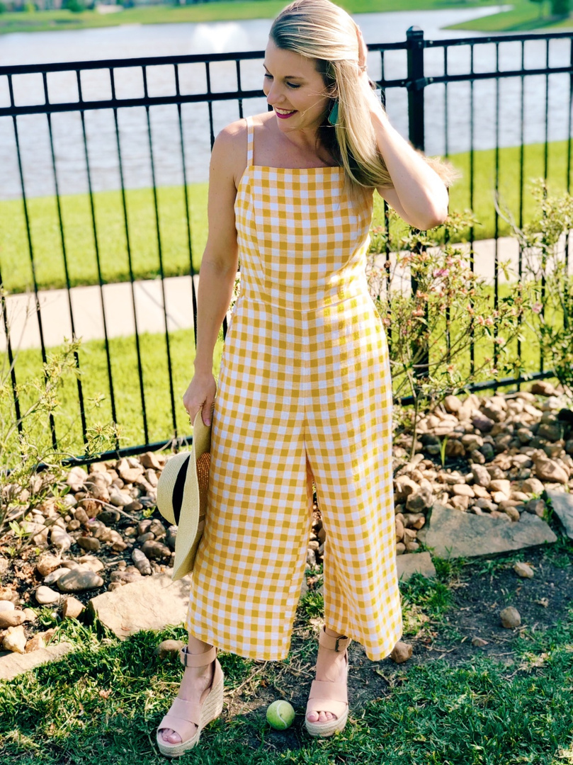 Old navy hot sale yellow jumpsuit