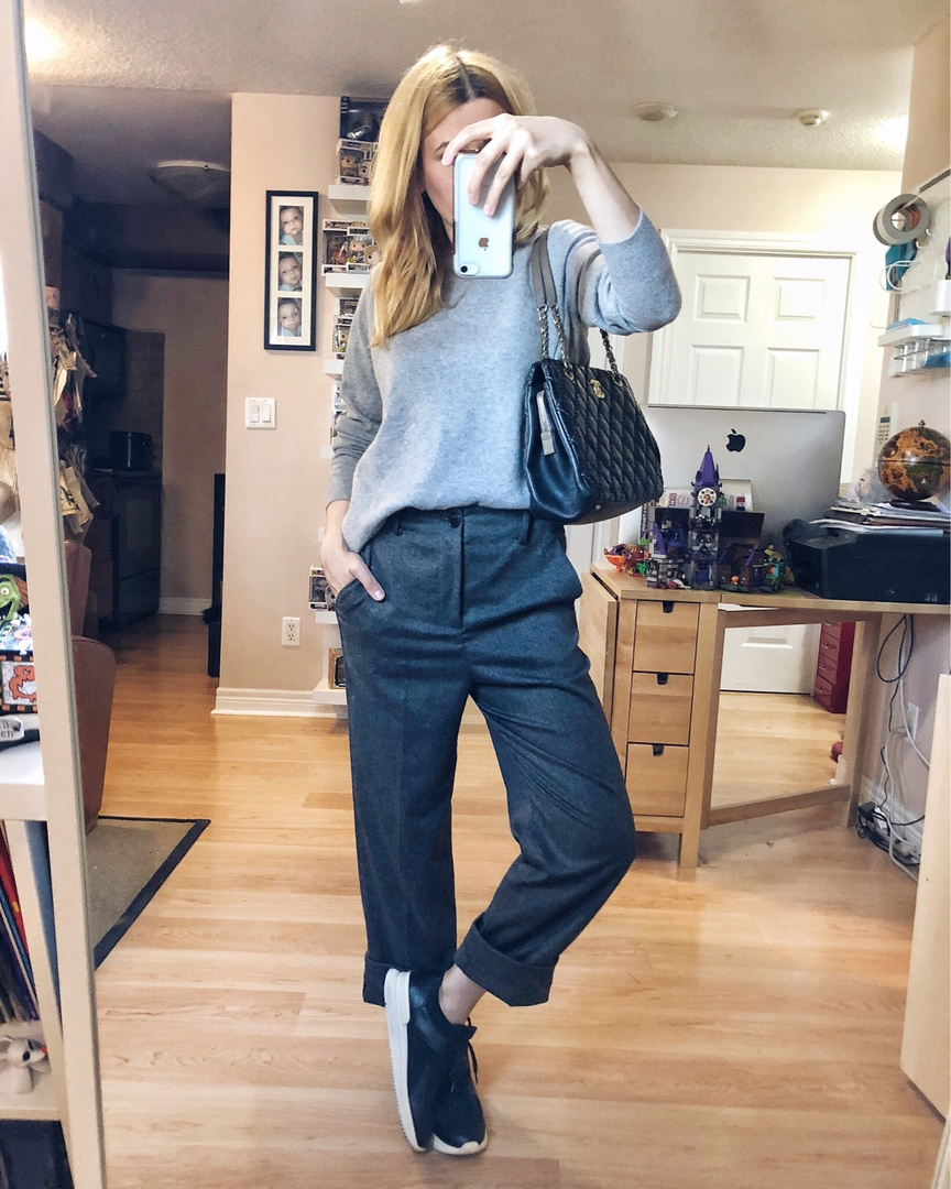 Fashion Look Featuring Everlane Cashmere Sweaters and Everlane Sneakers ...