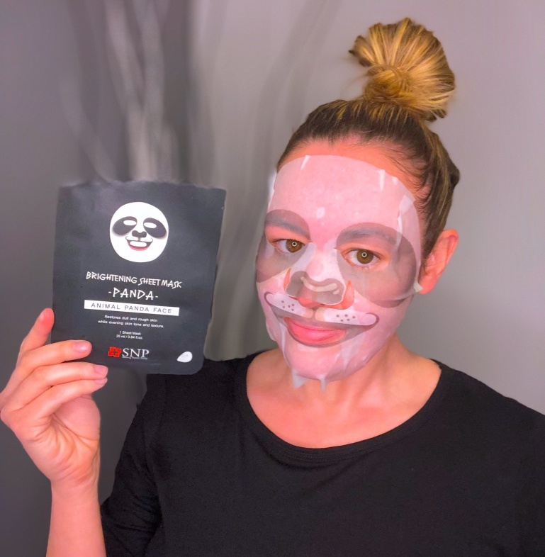 Look by Totally Tash featuring Snp Brightening Sheet Mask - Panda
