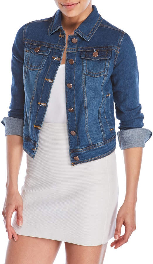 bell sleeve jean jacket