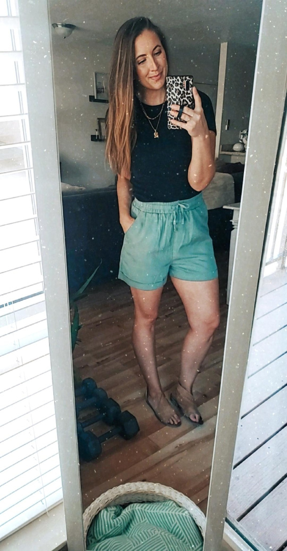 Fashion Look Featuring Universal Thread Shorts by danielle-comer