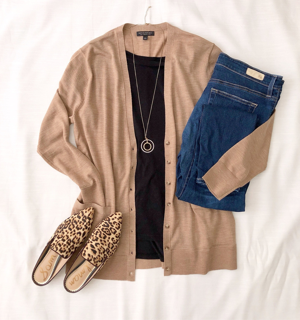 banana republic boyfriend cardigan