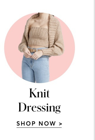 KNIT DRESSING