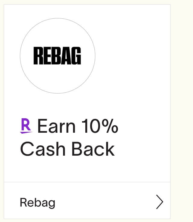 Rebag 10% CashBack