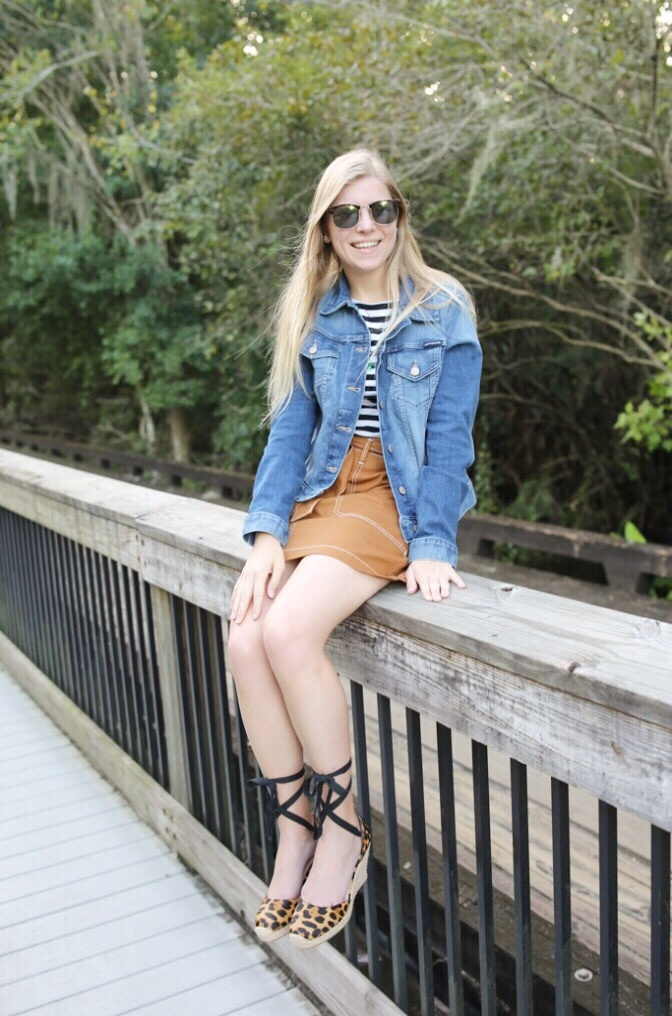 Jean Jacket Outfit - Central Florida Chic
