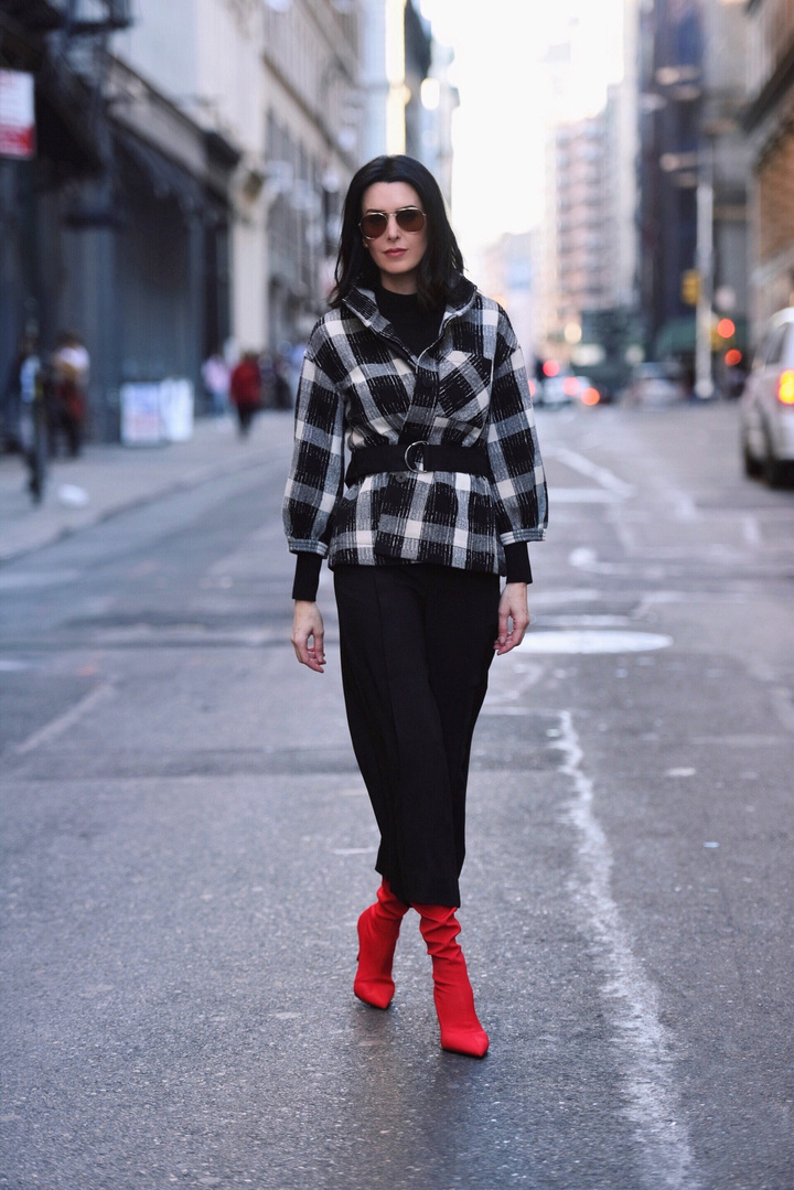 Belted jackets, check! #ShopStyle #ssCollective #MyShopStyle #redboots #boots #ootd #fallfashion #mylook #lookoftheday #currentlywearing #todaysdetails #getthelook #wearitloveit #shopthelook