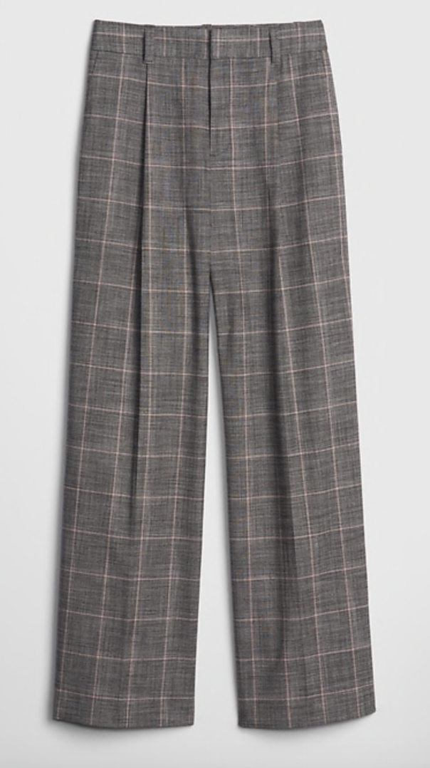 gap tartan pants