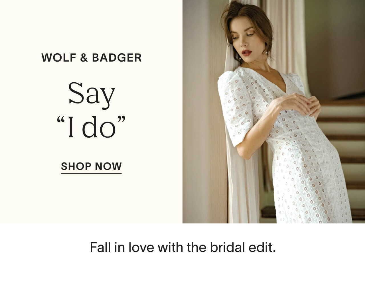 Say 'I Do' with Wolf & Badger