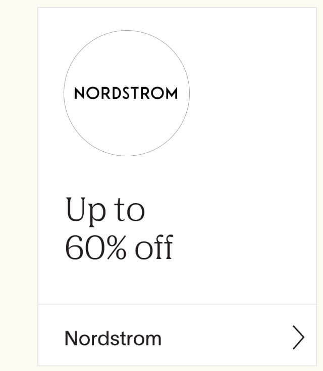 Shop up tp 60% off at Nordstrom