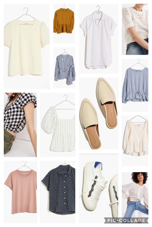 Madewell x Christy Dawn Josephine Peasant Top