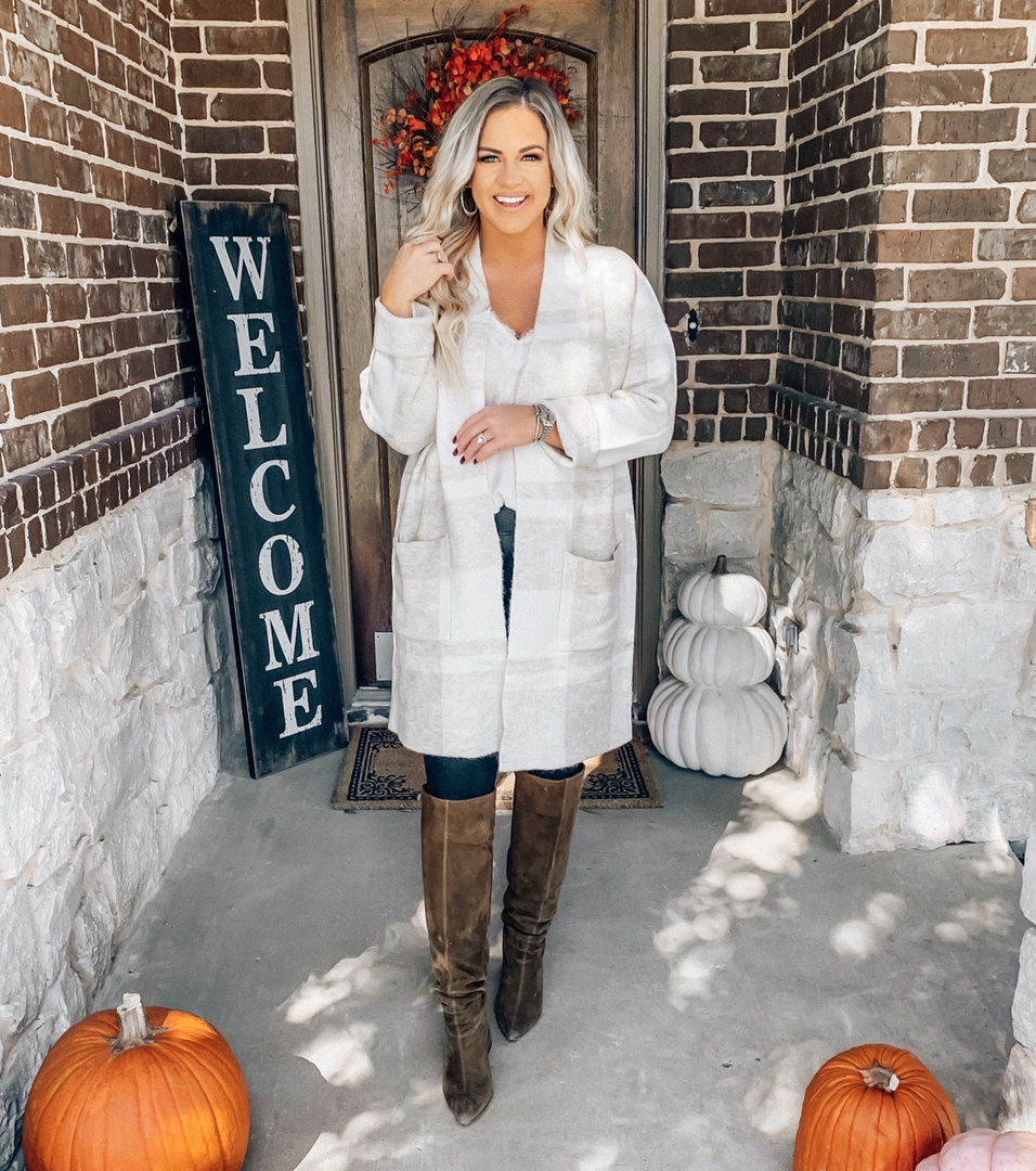 time and tru double knit cardigan